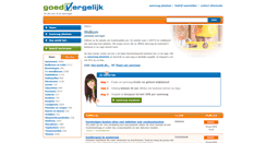 Desktop Screenshot of goedvergelijk.com