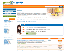 Tablet Screenshot of goedvergelijk.com